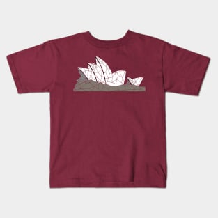 Australia's Sydney Opera House Geo Kids T-Shirt